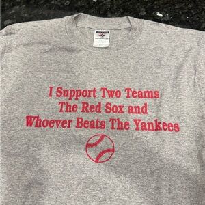 Unisex Grey Heavyweight Blend T-Shirt